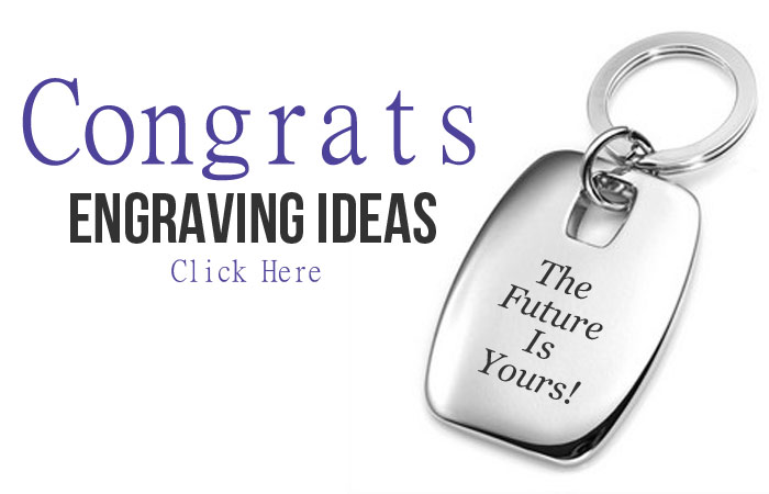 Congratulations Engraving Suggestions