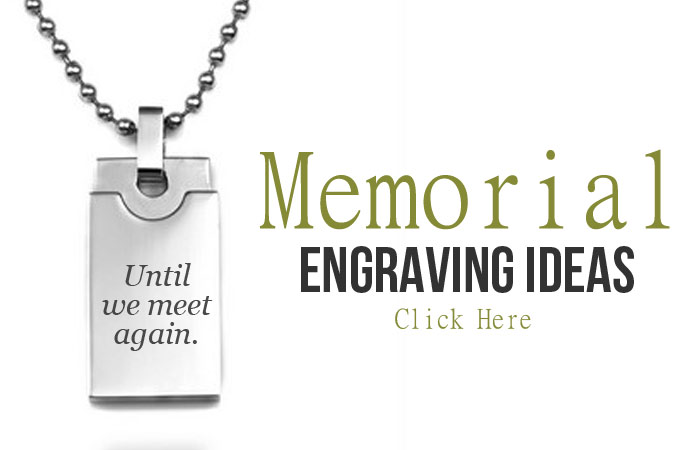 Memorial Engraving Suggestions