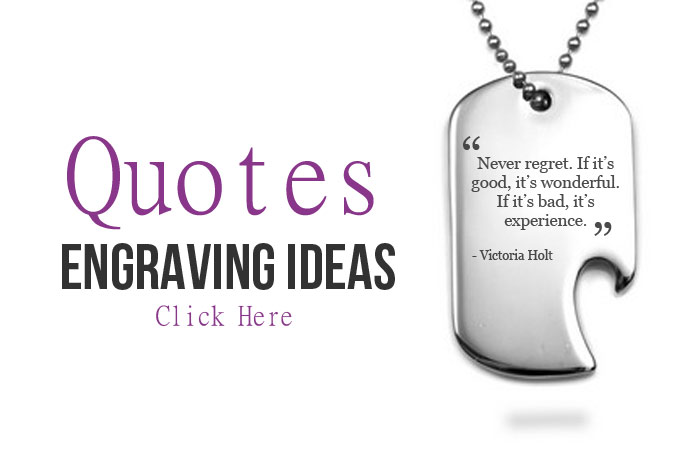 Quotes Engraving Suggestions