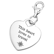 Custom Engraved Stainless Heart Charm