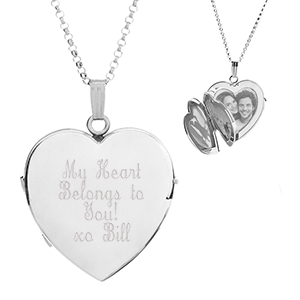 personalized photo locket