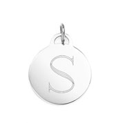 Sterling Silver Round Charm or Pendant