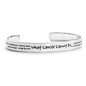 What Cancer Cannot Do Personalized Bracelet for Women