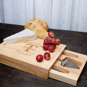 Eco-Friendly Wooden Cheeseboard Custom Wedding Gifts