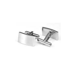 Polished Stainless Cuff Links