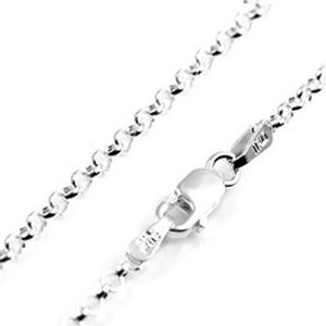 2mm Sterling Rolo Chain 16 - 24 inch