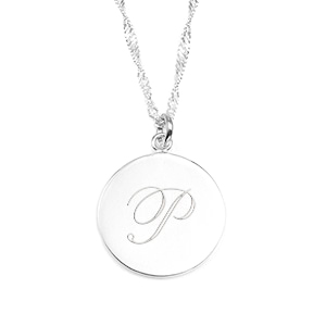 Thoughtful Engraved Sterling Silver Necklaces
